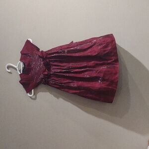 Vintage‎ Maggie Breen Formal Girls 4 Burgundy Dress